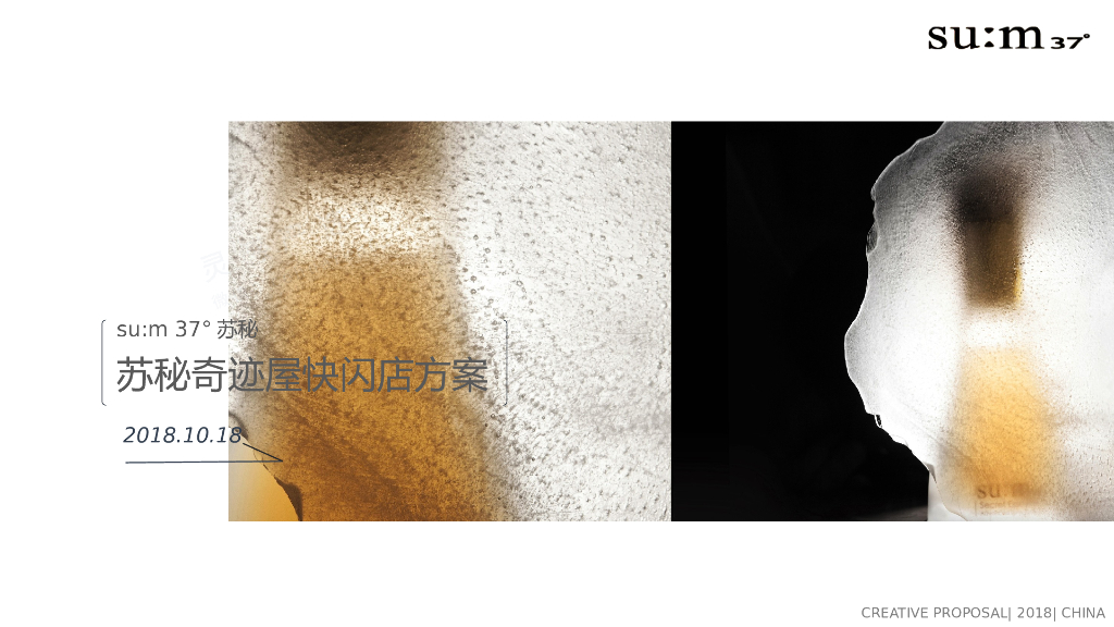 2018苏秘37快闪店设计方案