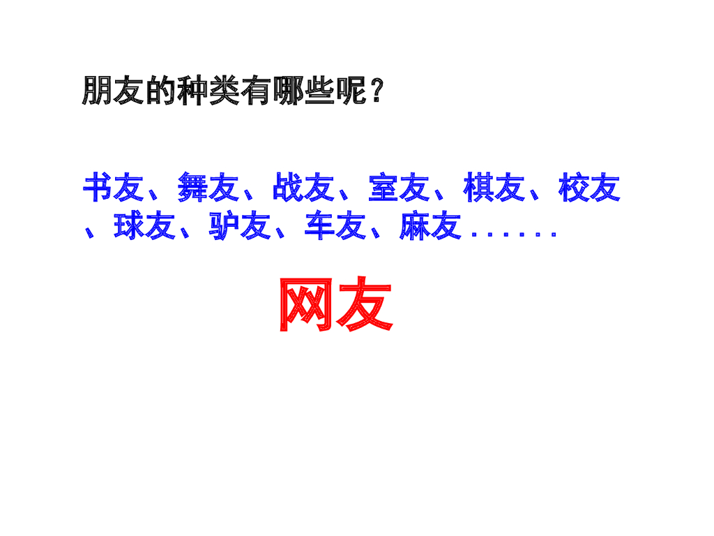 七年级上册 初中道德与法治网上交往新时空（课件）