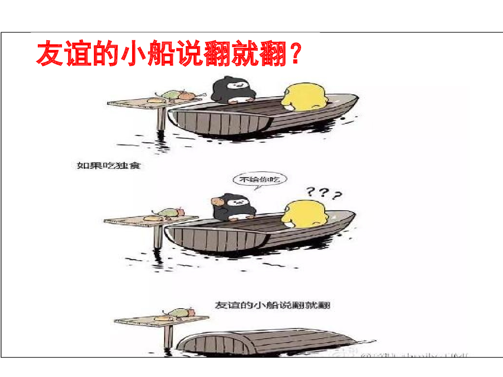 七年级上册 初中道德与法治深深浅浅话友谊（课件）