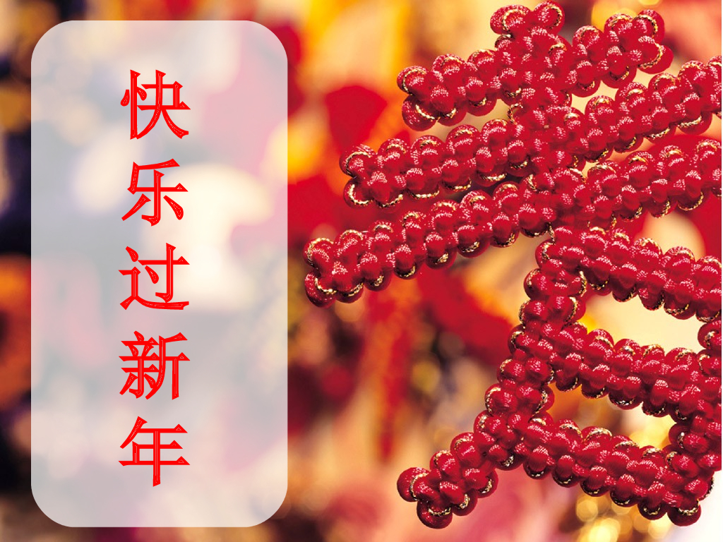 2021一年级上册 人教版小学道德与法治《15 快乐过新年》课件1