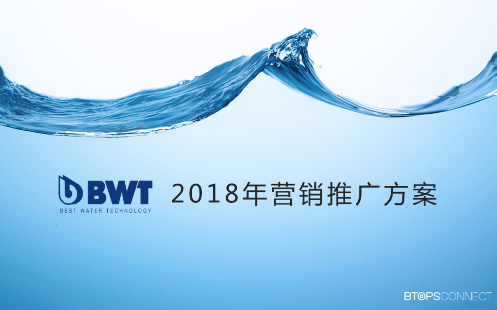 2018年BWT营销推广全案