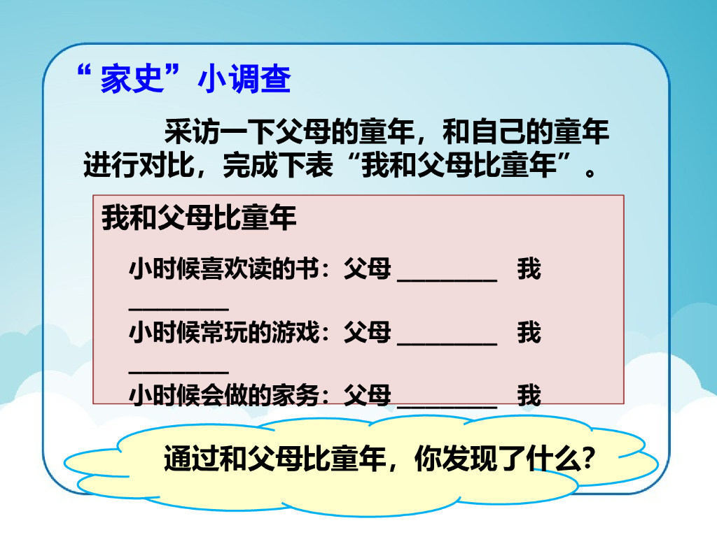 2021三年级道德与法治上册 12   家庭的记忆课件_第10页