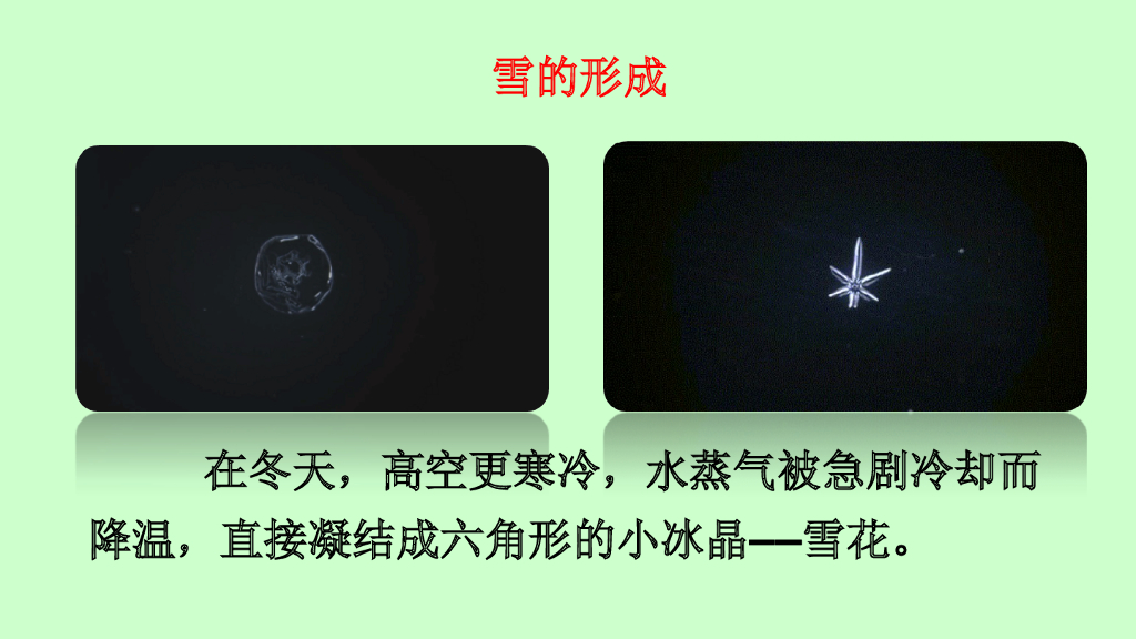 一年级语文下册链接2：雪的形成