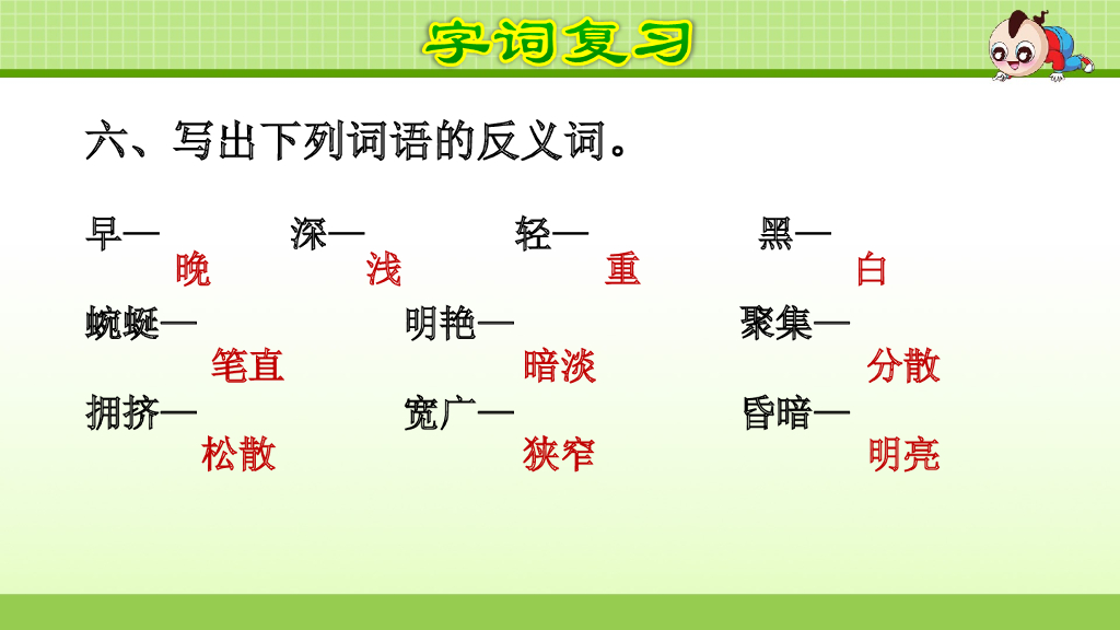 部编版语文四年级下册第5单元复习_第8页