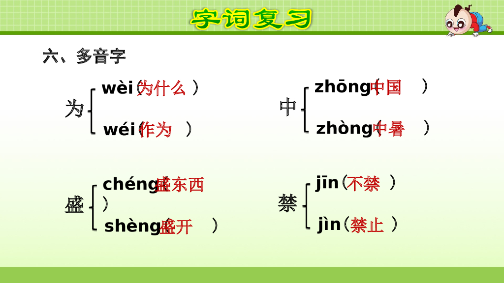 部编版语文三年级下册第2单元复习_第8页