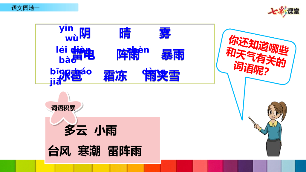 部编版一年级语文下册语文园地一_第6页