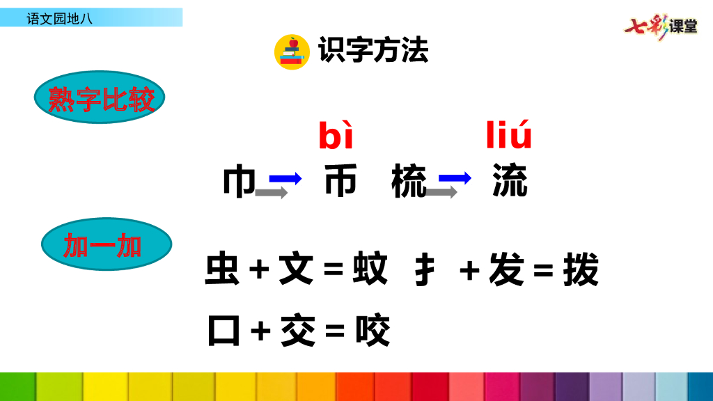 部编版一年级语文下册语文园地八_第6页