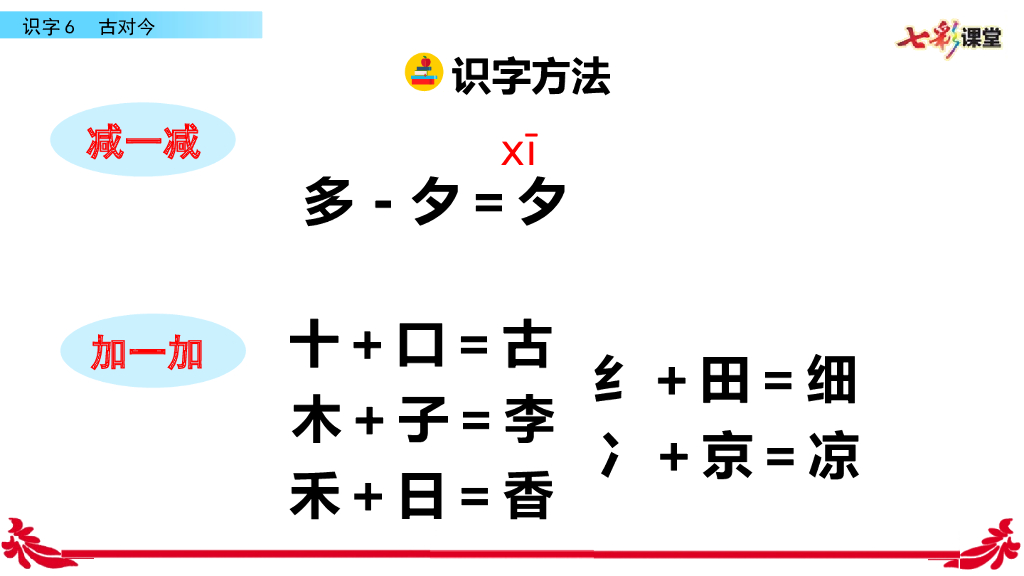 部编版一年级语文下册识字6 古对今_第8页