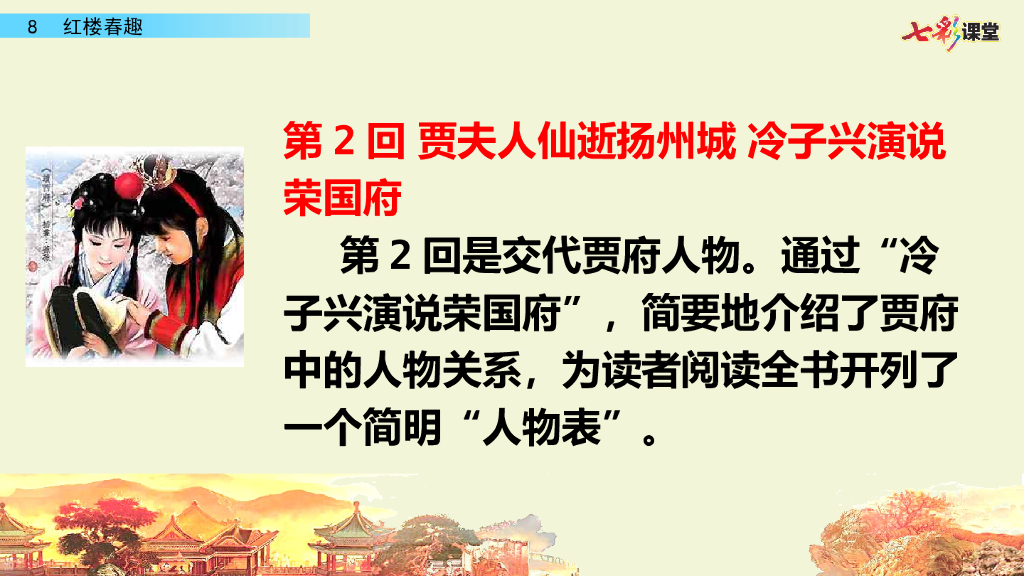 部编版五年级语文下册8 红楼春趣_第8页