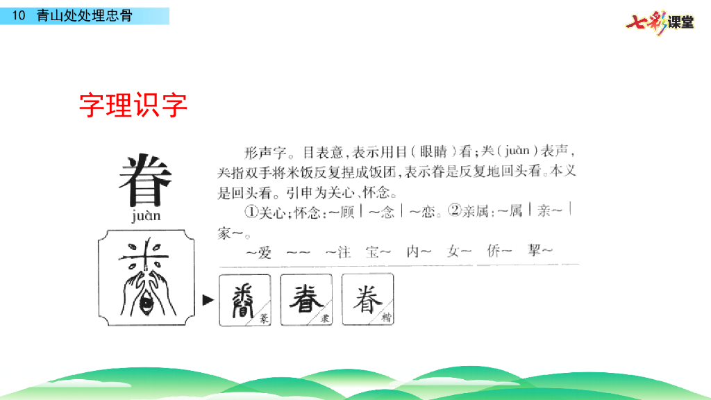 部编版五年级语文下册10 青山处处埋忠骨_第10页