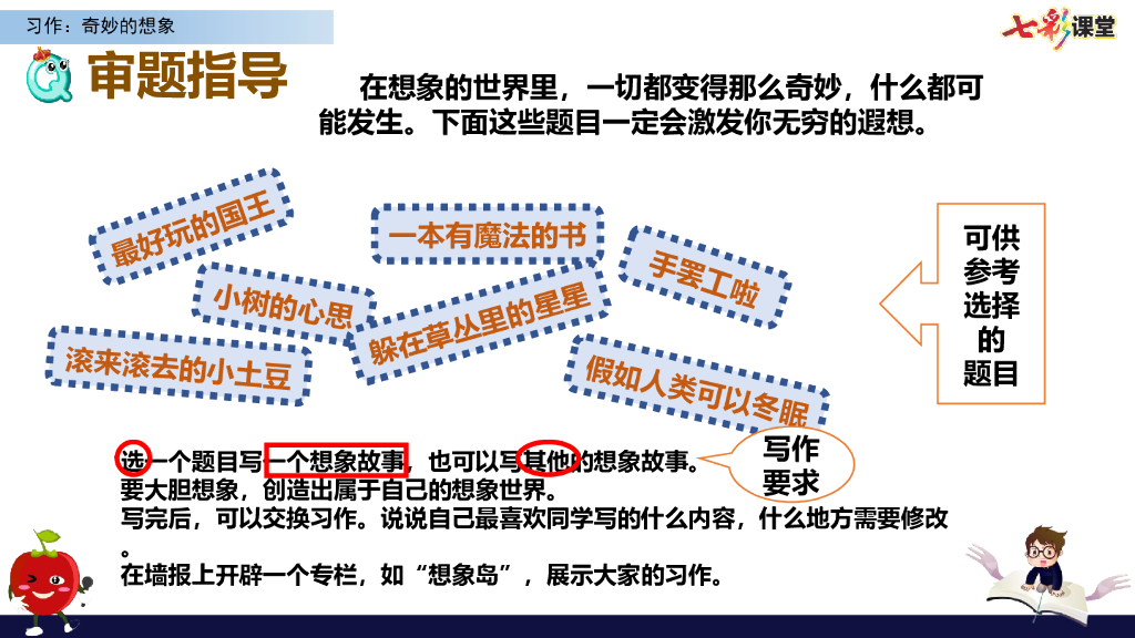 部编版三年级语文下册习作：奇妙的想象_第6页