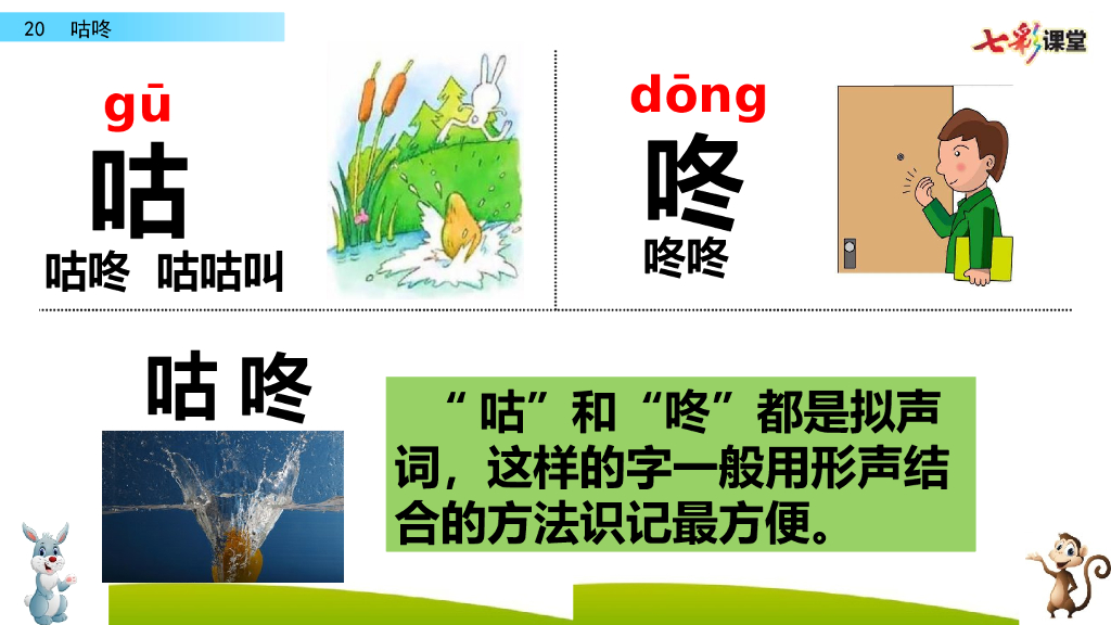 部编版一年级语文下册20 咕咚_第6页