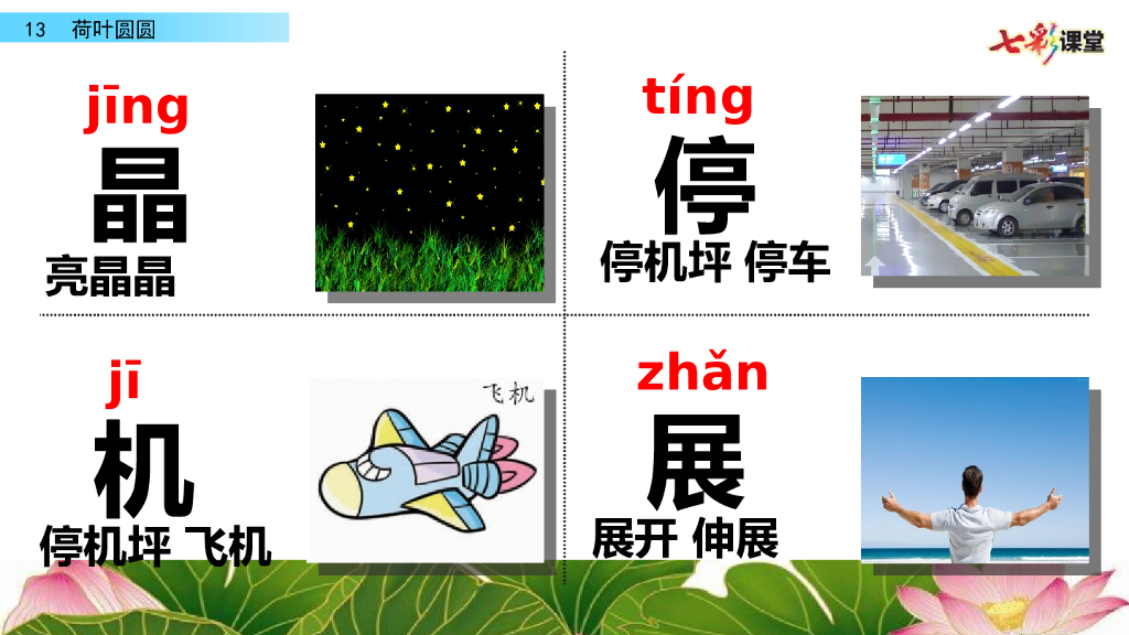 部编版一年级语文下册13 荷叶圆圆_第8页