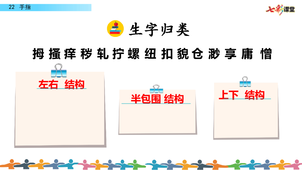部编版五年级语文下册22 手指_第8页