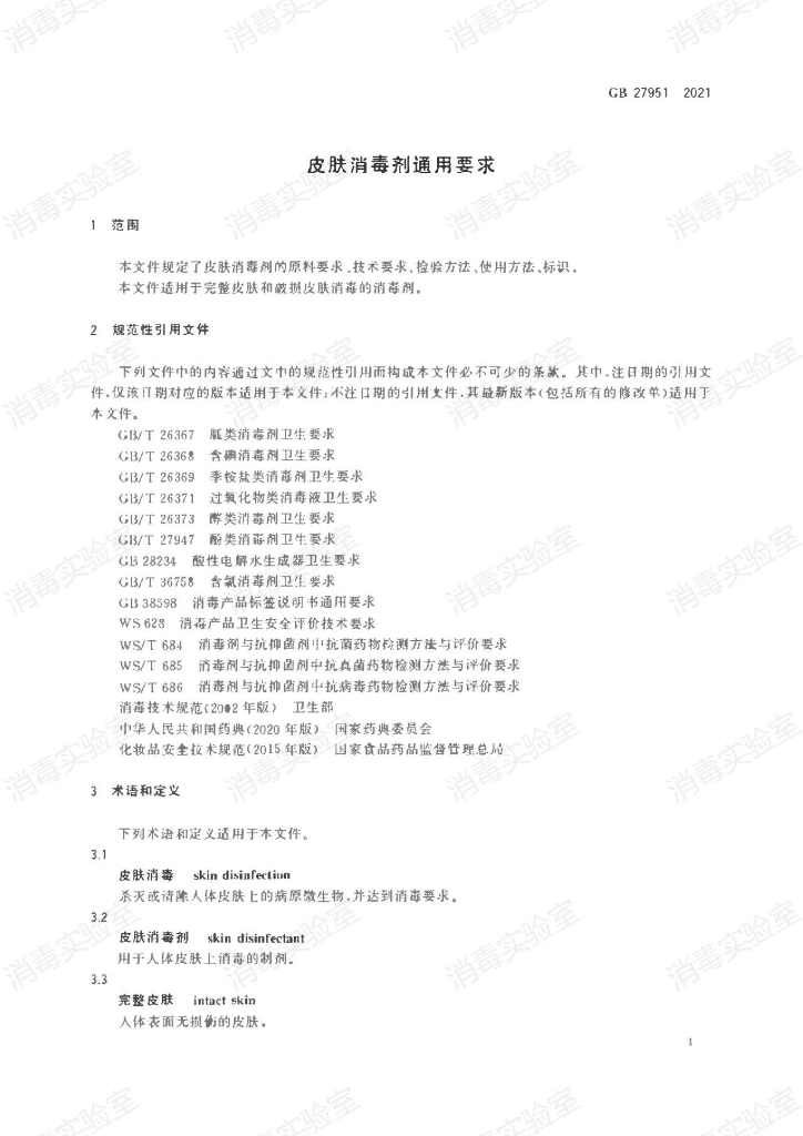 GB 27951-2021 标准预览