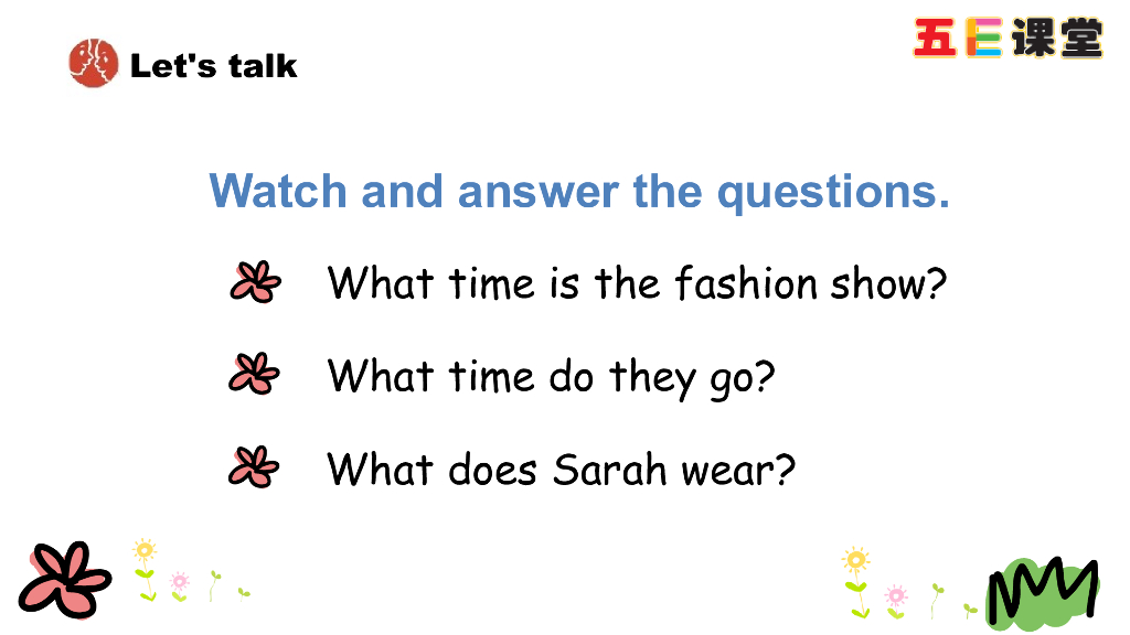 四年级下册Recycle1 第一课时_第6页