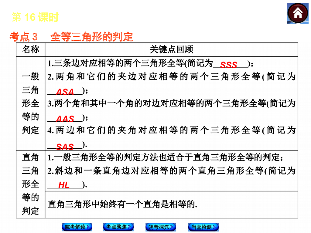 安徽省中考数学专题复习课件-第18课时-全等三角形ppt课件_第7页