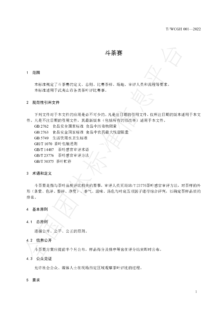 T/WCGH 001-2022 标准预览