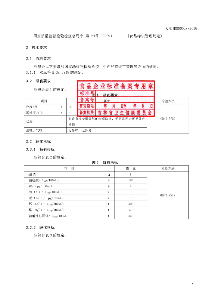 Q/LJDQ 0002S-2019 标准预览