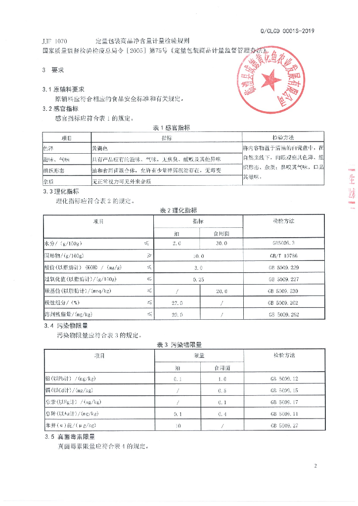 Q/CLCD 0001S-2019 标准预览