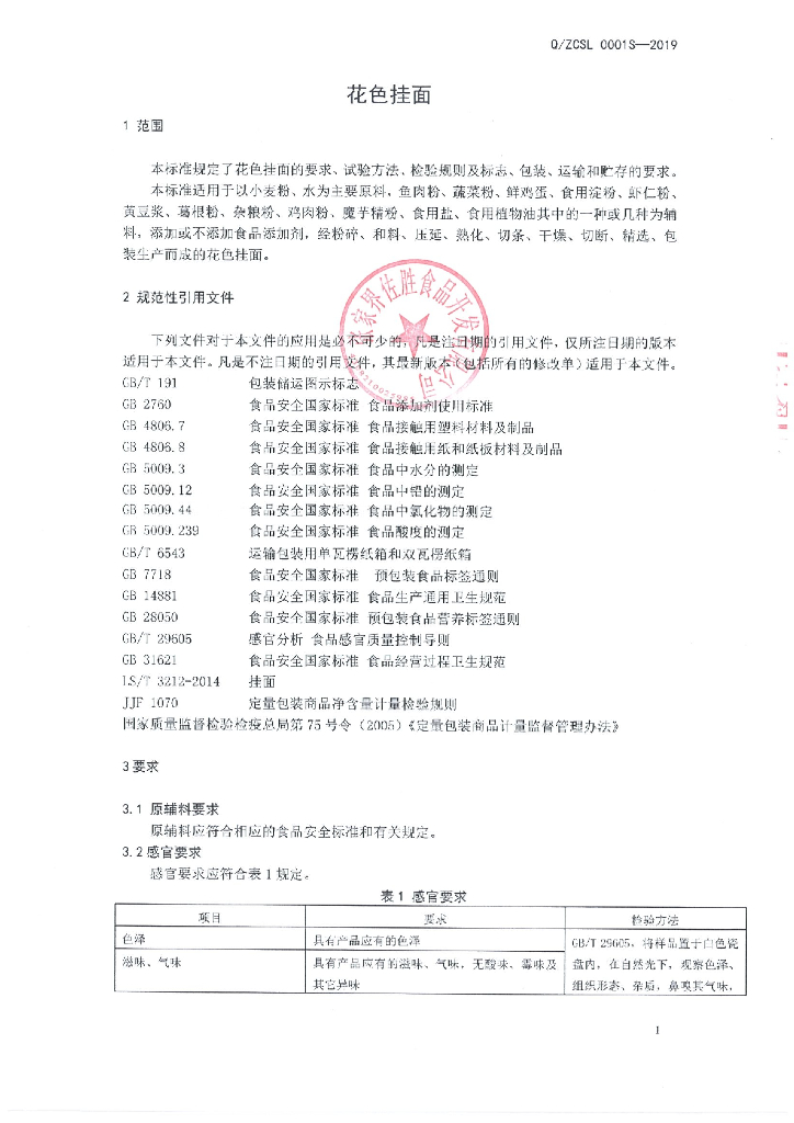 Q/ZCSL 0001S-2019 标准预览