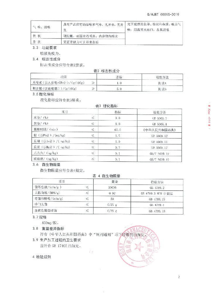 Q/HJBT 0001S-2019 标准预览