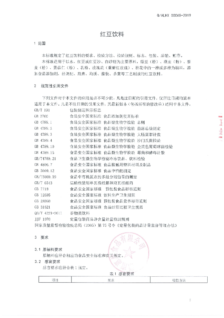 Q/ALHX 0006S-2019 标准预览