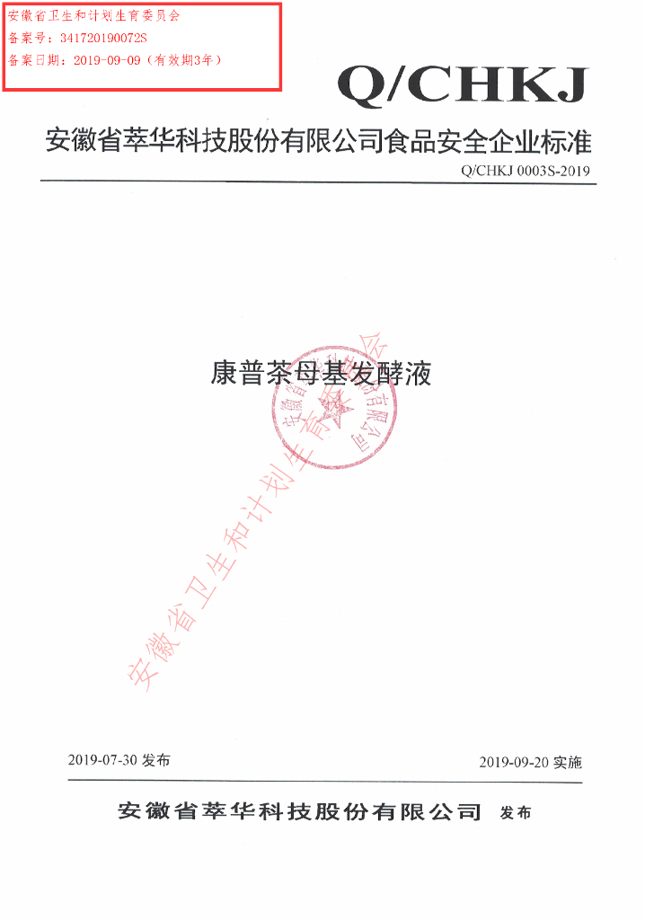 Q/CHKJ 0003S-2019 标准预览