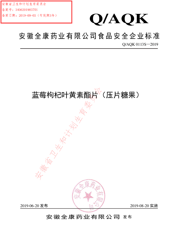 Q/AQK 0113S-2019 标准预览