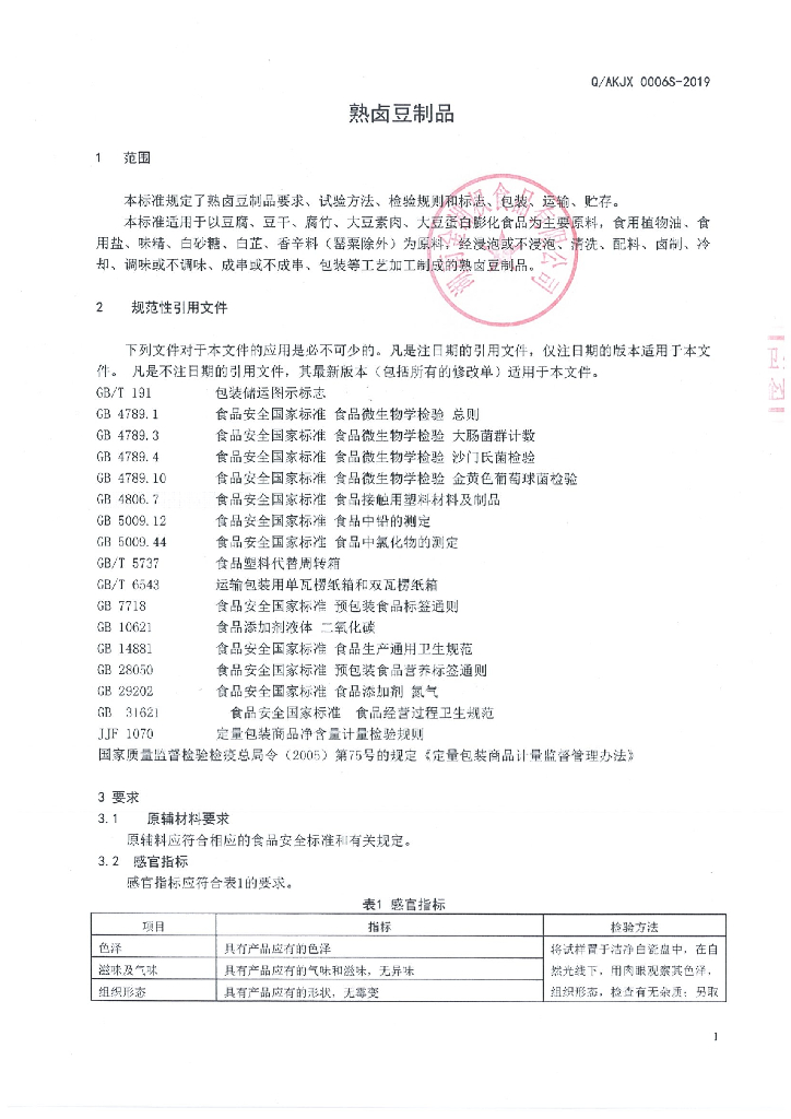 Q/AKJX 0006S-2019 标准预览