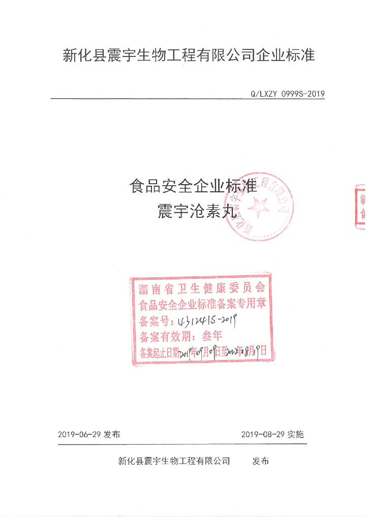 Q/LXZY 0999S-2019 标准预览
