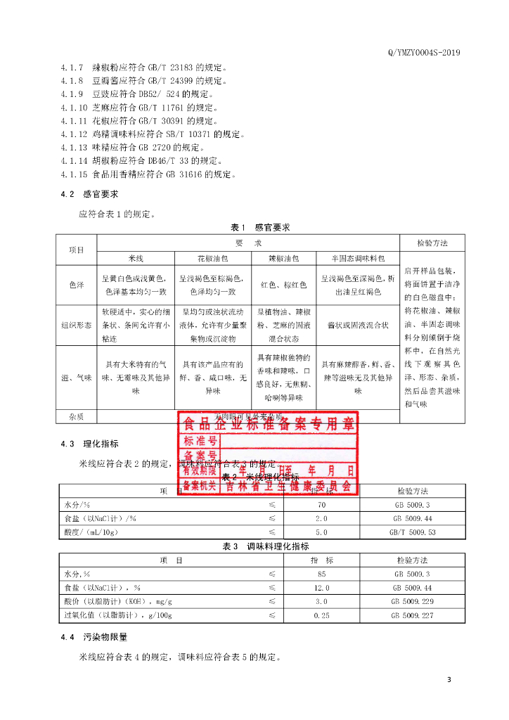 Q/YMZY 0004S-2019 标准预览