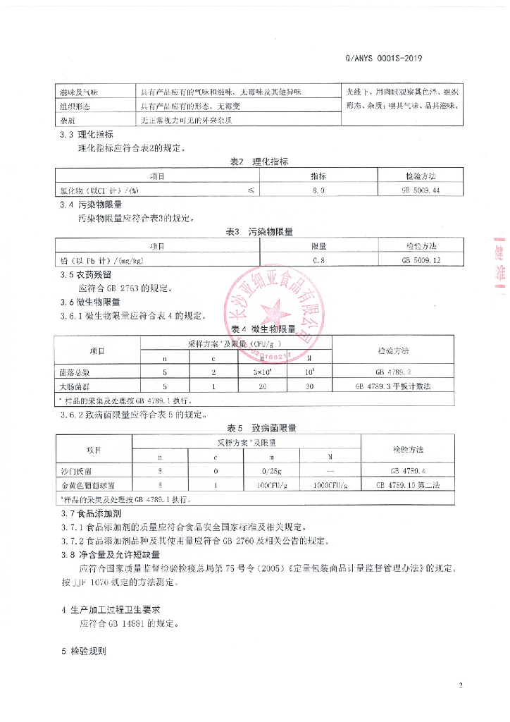 Q/ANYS 0001S-2019 标准预览