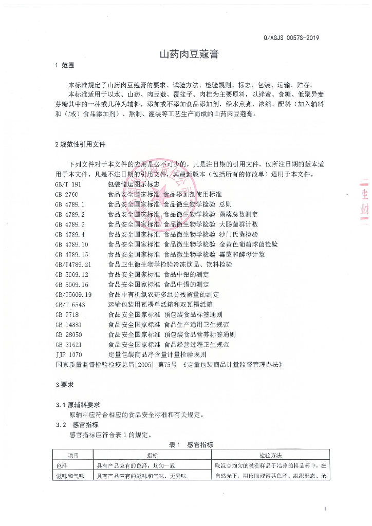 Q/AGJS 0057S-2019 标准预览