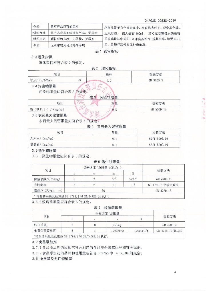 Q/AGJS 0053S-2019 标准预览