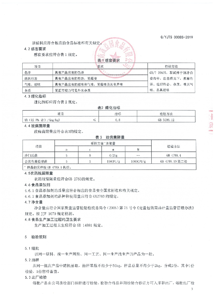 Q/YJTS 0008S-2019 标准预览