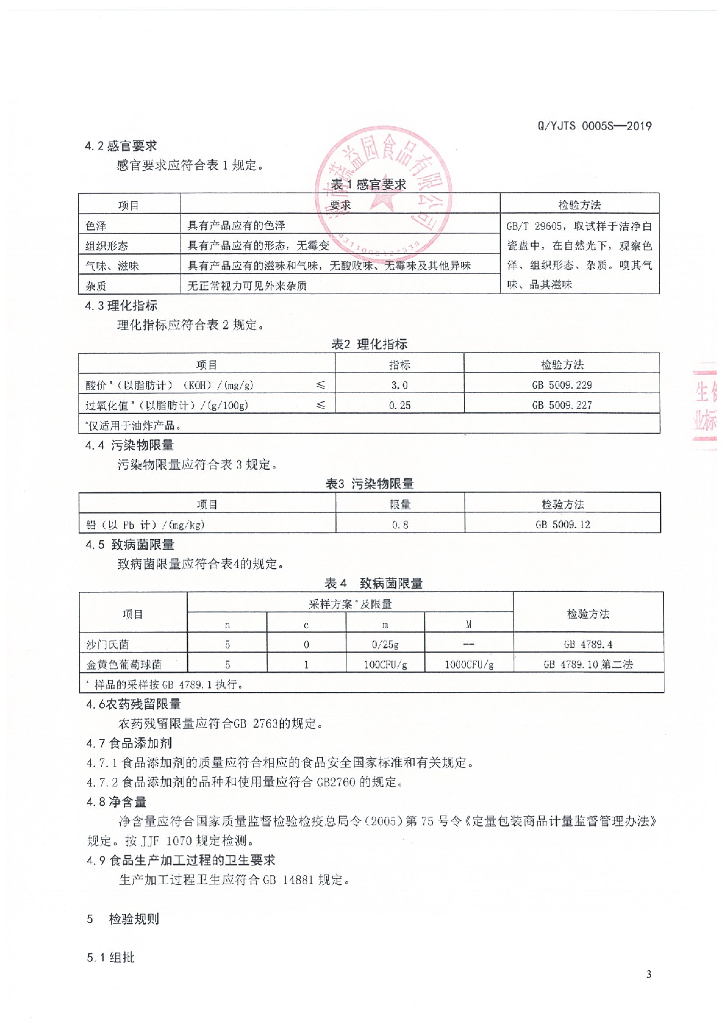 Q/YJTS 0005S-2019 标准预览