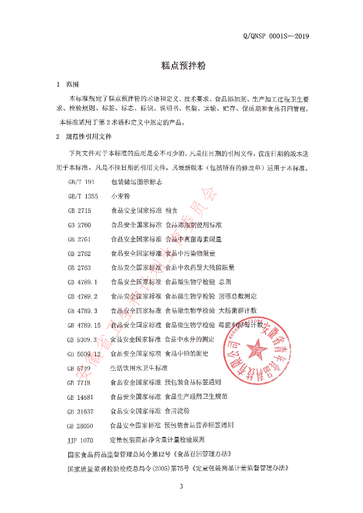 Q/QNSP 0001S-2019 标准预览