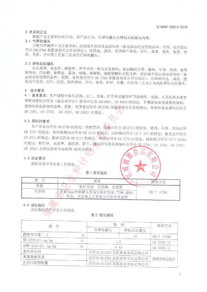 Q/AHSP 0001S-2019 标准预览