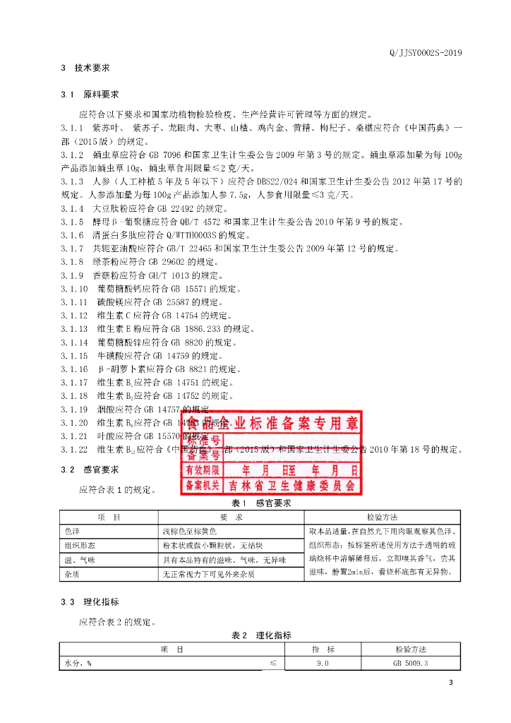 Q/JJSY 0002S-2019 标准预览