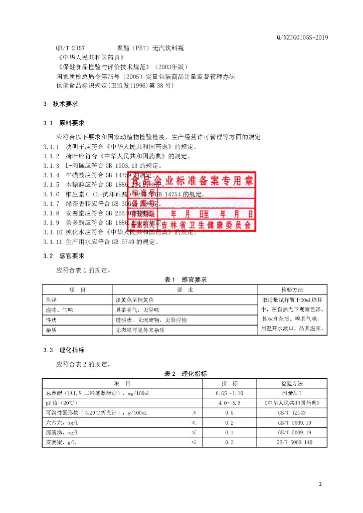 Q/XZJG 0105S-2019 标准预览