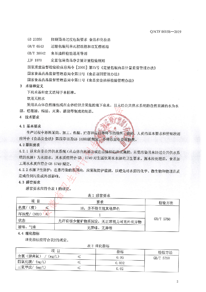 Q/ATF 0015S-2019 标准预览