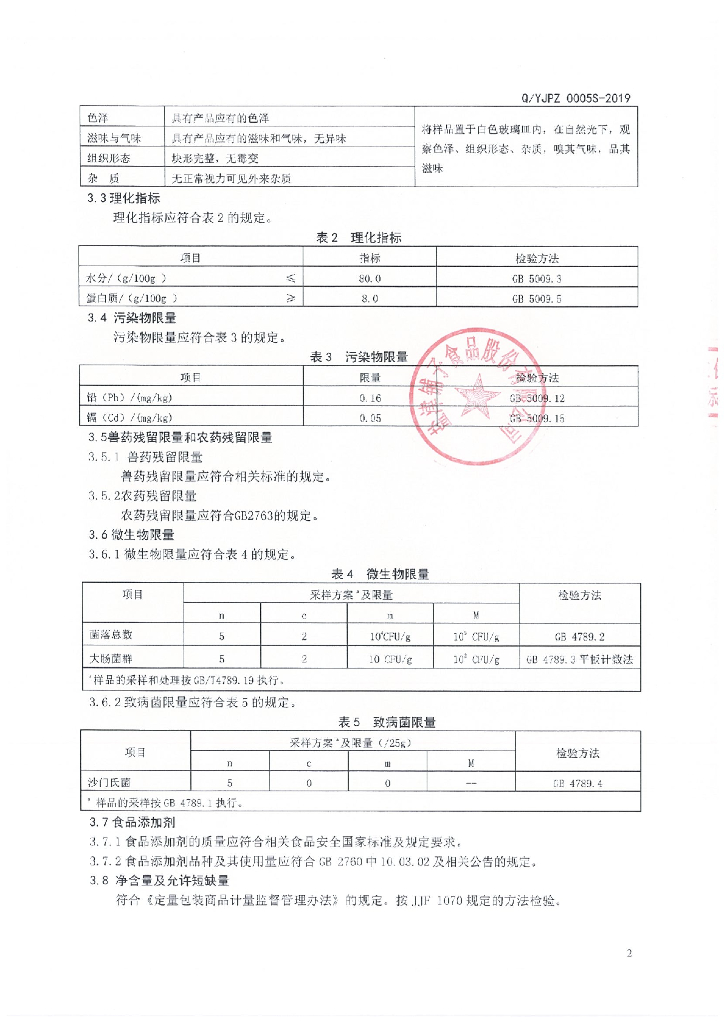 Q/YJPZ 0005S-2019 标准预览