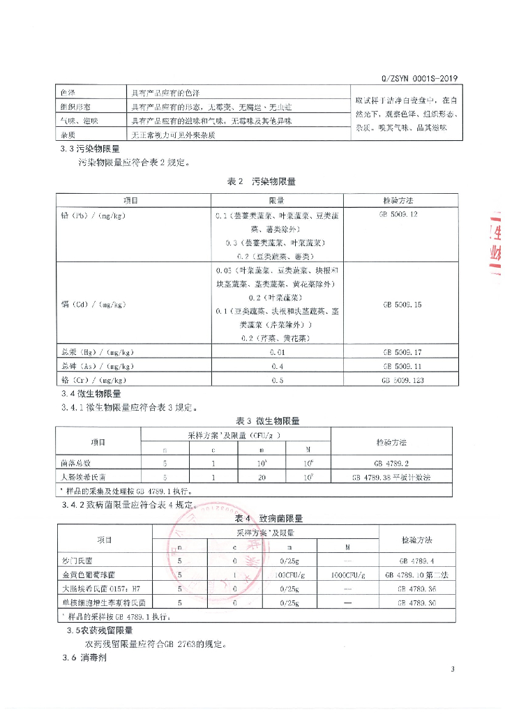 Q/ZSYN 0001S-2019 标准预览