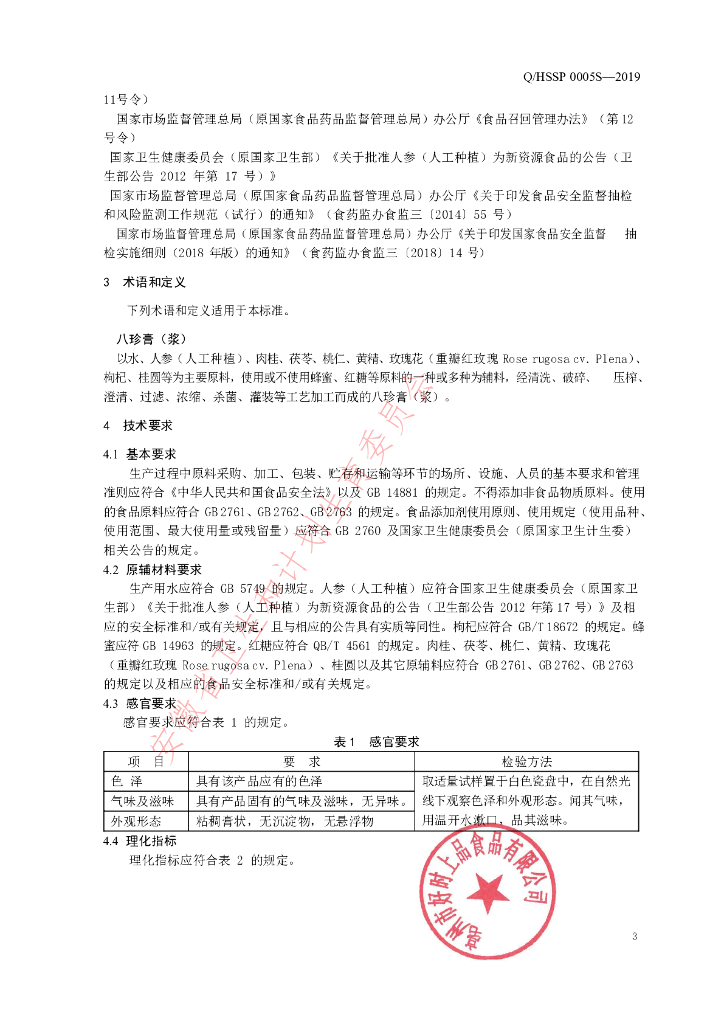 Q/HSSP 0005S-2019 标准预览