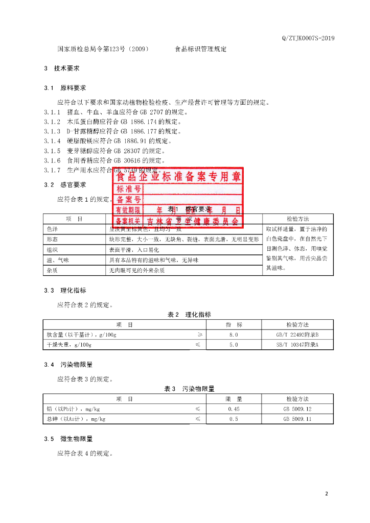 Q/ZYJK 0007S-2019 标准预览