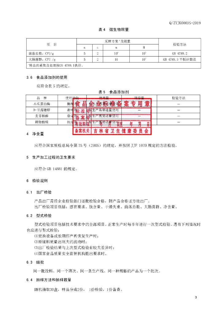 Q/ZYJK 0003S-2019 标准预览