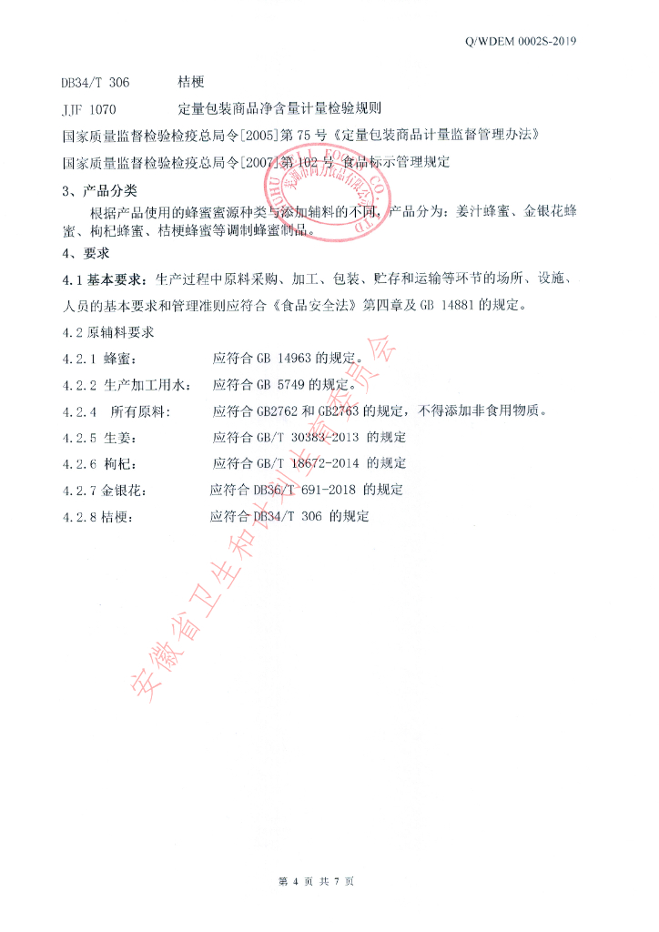 Q/WDEM 0002S-2019 标准预览
