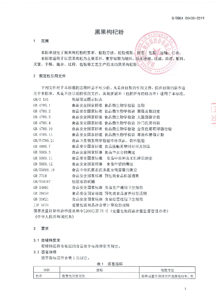 Q/OBEA 0043S-2019 标准预览