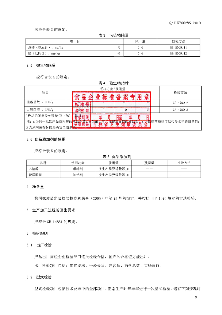 Q/THKY 0028S-2019 标准预览